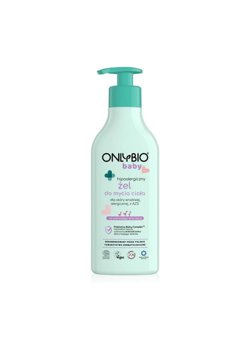 OnlyBio - Baby Hypoallergenic Body Wash Gel For Newborn's Sensitive Allergic Skin With Atopic Dermatitis 300ml - Image 1