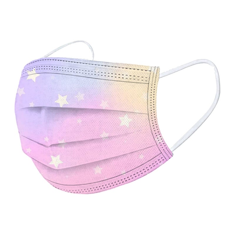 YUGYUJ 50Pcs Kids Face Mask Childrens 3 Ply Non-Woven Protective Breathable Kids Face Mask for Boys Girls Outdoor School (50Pcs Kids Mask B) - Image 5