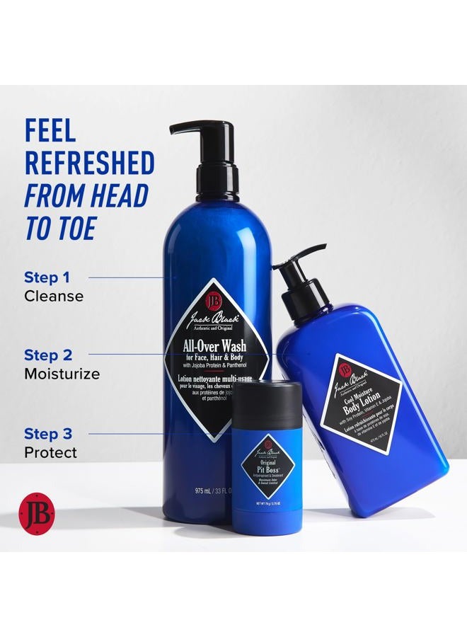 Jack Black Cool Moisture Body Lotion for Men, 16 Fl Oz - Image 4