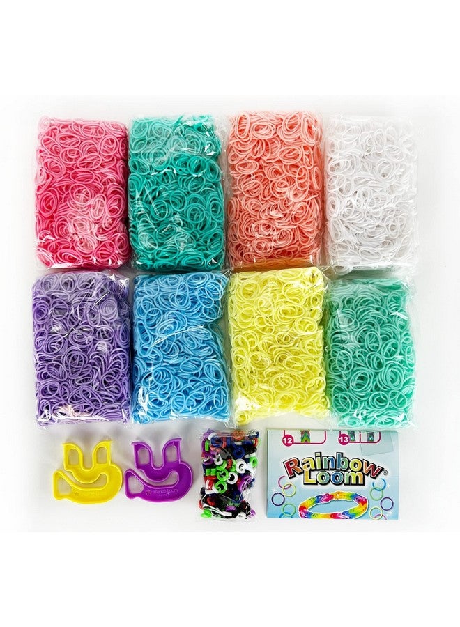 Rainbow Loom Rainbow Loom® Treasure Box Pastel Edition, 8,000 Rubber Bands in 8 Different Pastel Colors, and a Bonus of 2 Happy Looms, Great Activities for Boys and Girls 7+  - Image 3