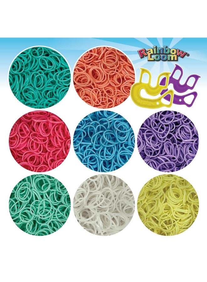 Rainbow Loom Rainbow Loom® Treasure Box Pastel Edition, 8,000 Rubber Bands in 8 Different Pastel Colors, and a Bonus of 2 Happy Looms, Great Activities for Boys and Girls 7+  - Image 4