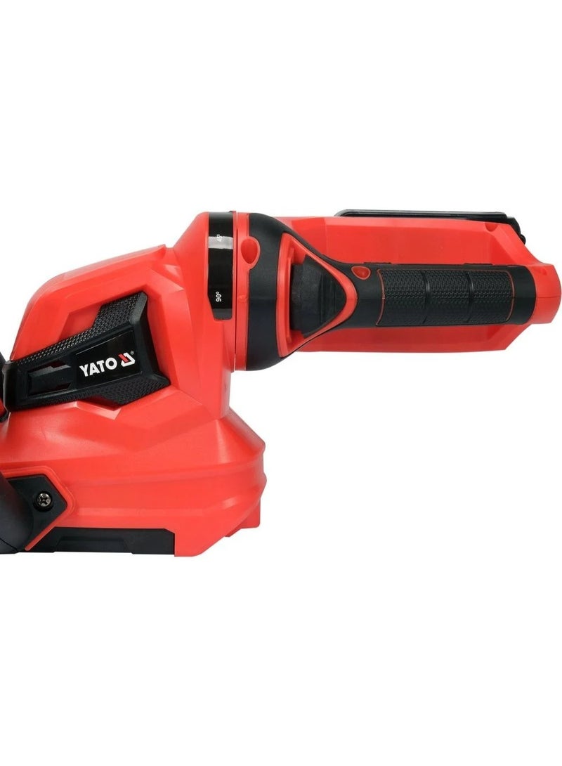 Yato HEDGE TRIMMER 18V, 55 CM WITH ROTATING HANDLE - BATTERY 2 AH YT-828333 - Image 4