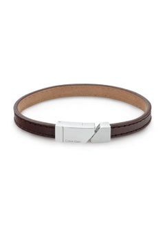 CALVIN KLEIN CALVIN KLEIN JEWELRY ELECTRIC MENS LEATHER BRACELET - 35100003  - Image 1