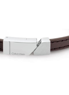 CALVIN KLEIN CALVIN KLEIN JEWELRY ELECTRIC MENS LEATHER BRACELET - 35100003  - Image 3