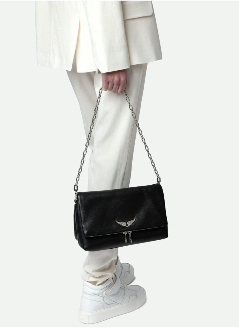 ZADIG & VOLTAIRE - Rocky iconic women’s black grained leather bag - Image 1