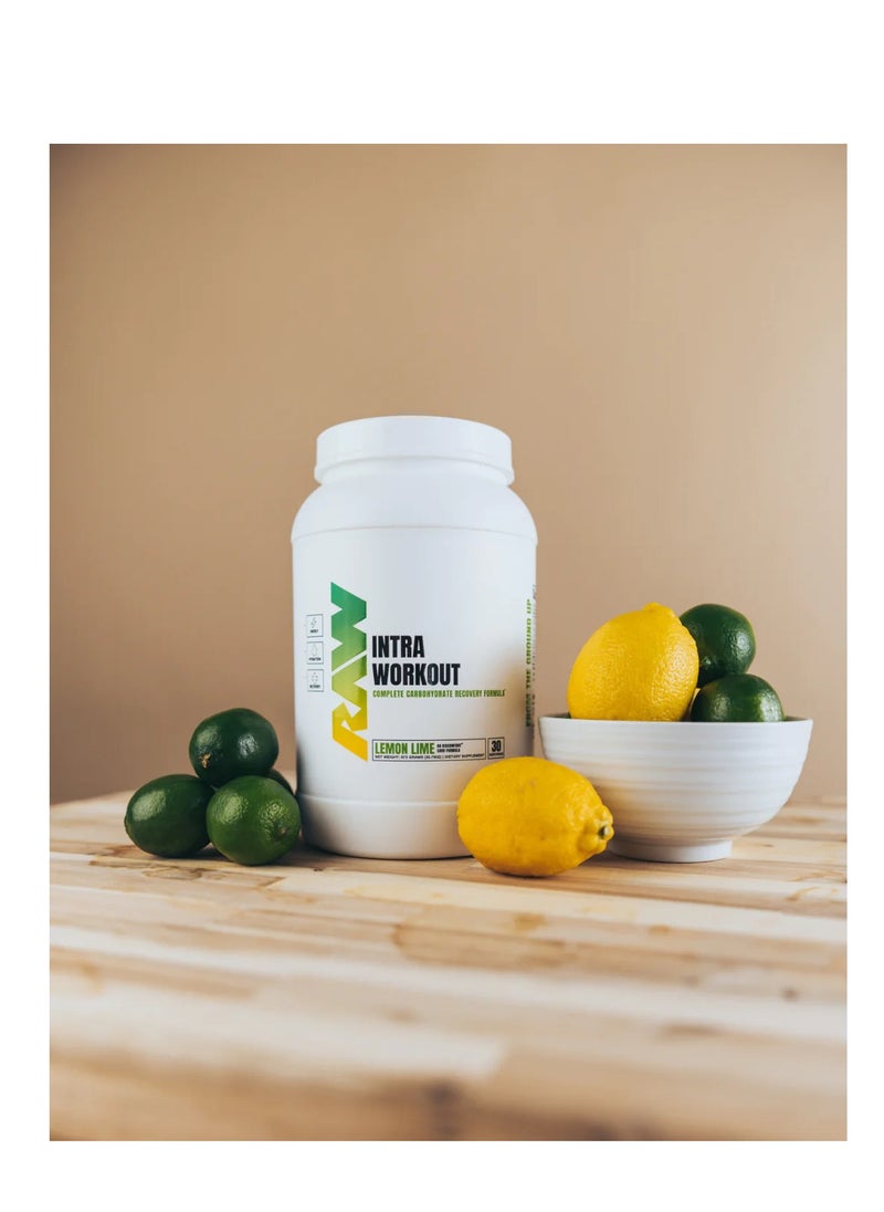 Raw Nutrition RAW Intra Workout Powder -  Advanced Training Fuel That Helps Increase Workout Performance and Endurance, Lemon Lime, 30 Servings  - Image 3