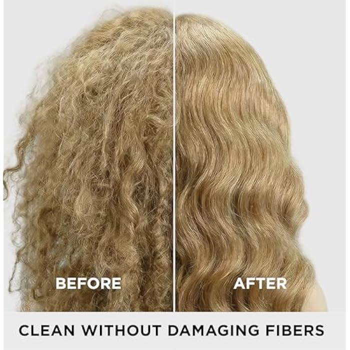 Style Factor WIGOUT Wig Shampoo for Synthetic Wigs - pH Balanced Gentle Cleanse & Moisturizing Protective Care, Detangling, Frizz Free, Soft and Silky Shine, Contains Vegan Keratin 6.8 Fl Oz - Image 2