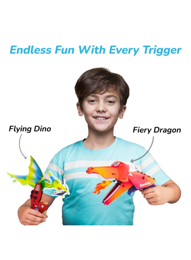 Smartivity 2in1 Animals I Dragon & Flying Dinosaur I Toys for Kids 6-12 Years Old | Birthday Gifts for Boys & Girls| DIY Science Toy for Kids 6,7,8,9,10,11,12 I STEM Educational Game - Image 2