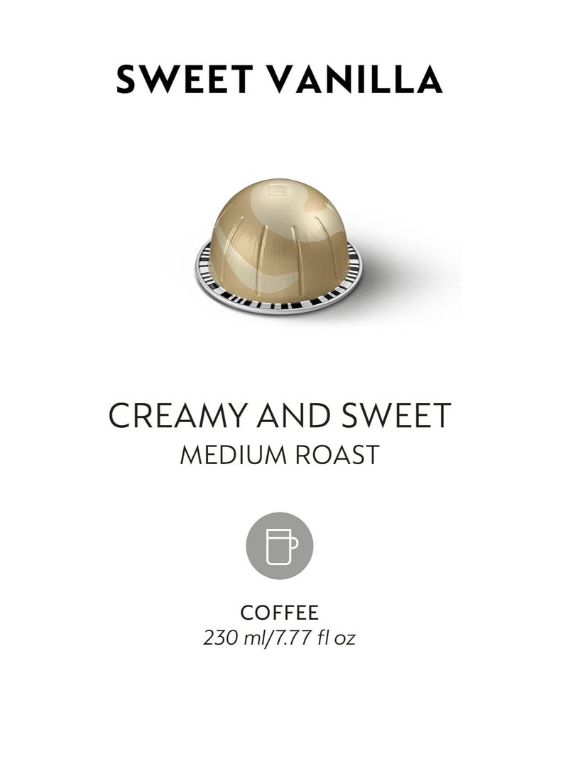 Nespresso - Nespresso Vertuo Line Capsules, Sweet Vanilla Mild Roast Coffee 30 Count Coffee Pods - Image 1