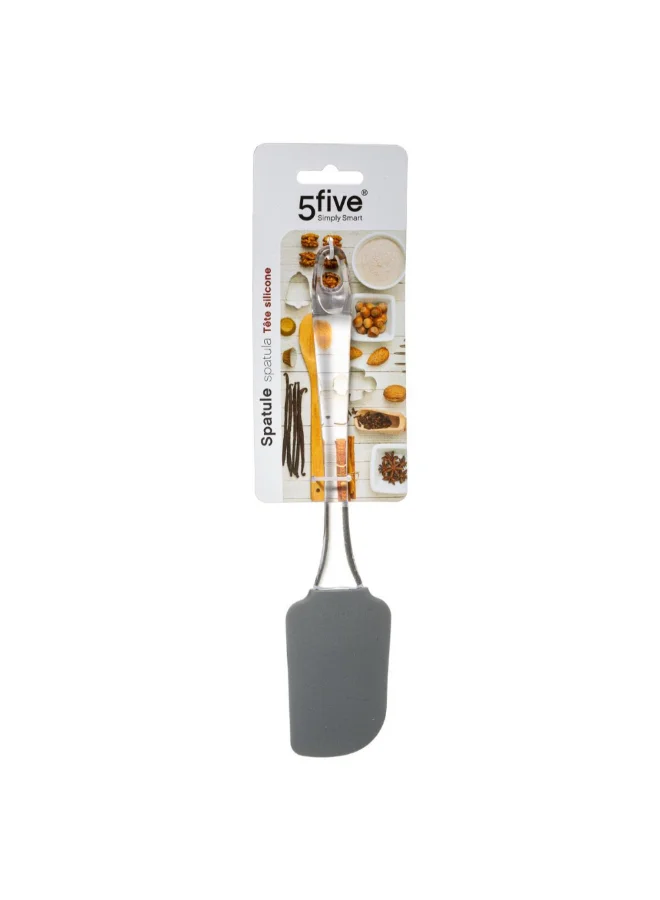 Five Simply Smart Silicone and Polystyrene Spatula Grey and Clear 1 x 5.5 x 25 cm 115216A