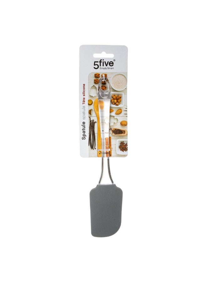 Five Simply Smart Silicone and Polystyrene Spatula Grey and Clear 1 x 5.5 x 25 cm 115216A - Image 2