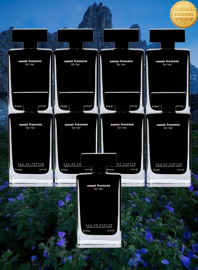 فور هير 9 قطع عطر سويت فرانسيسو اسود لها 100 مل - Image 1