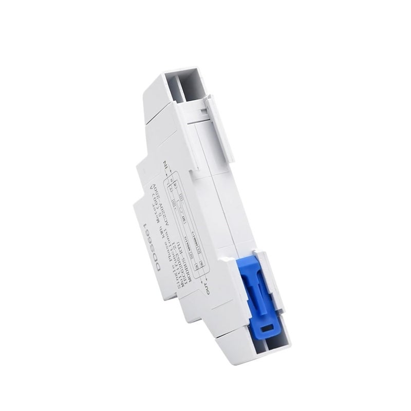 DDS661 RS485 Single Phase Wattmeter KWh Energy Meter LCD Display 60A 110V 230VAC 50Hz Din Rail - Image 1