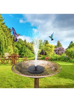 Mademax Solar Bird Bath Fountain Pump Upgrade 1.4W Solar Fountain with 4 Nozzle Free Standing Floating Solar Powered Water Fountain Pump for Bird Bath Garden Pond Pool Outdoor  - Image 2
