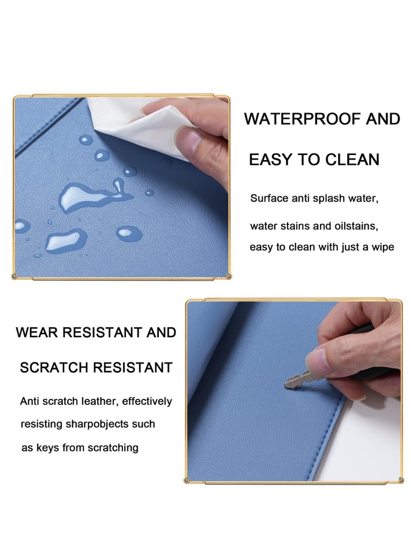 SOLARAE 13-14 Inch Tablet Sleeve Bag Case, Notebook Carrying Case Fits MacBook Pro M2 14" /13" M2/M1 Pro/Air 13.6" M2 2022, Surface Pro 9/8 13" (gray blue) - Image 4