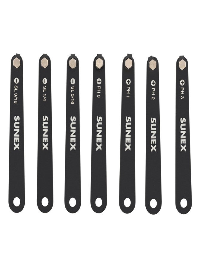 Sunex Tools SXLPSD7 Low Profile Diamond Coated Phillips® & Slotted Screwdriver Set in EVA Foam, 7-Piece - Image 4