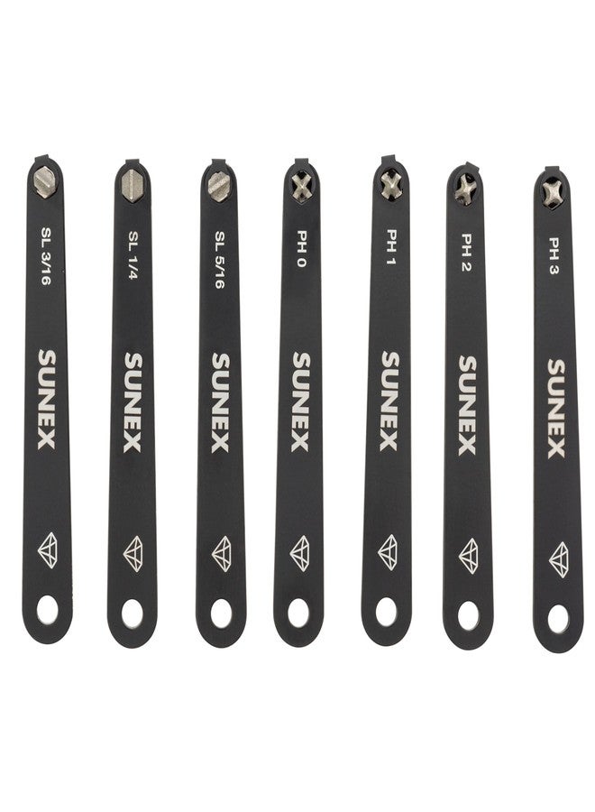 Sunex Tools SXLPSD7 Low Profile Diamond Coated Phillips® & Slotted Screwdriver Set in EVA Foam, 7-Piece - Image 5