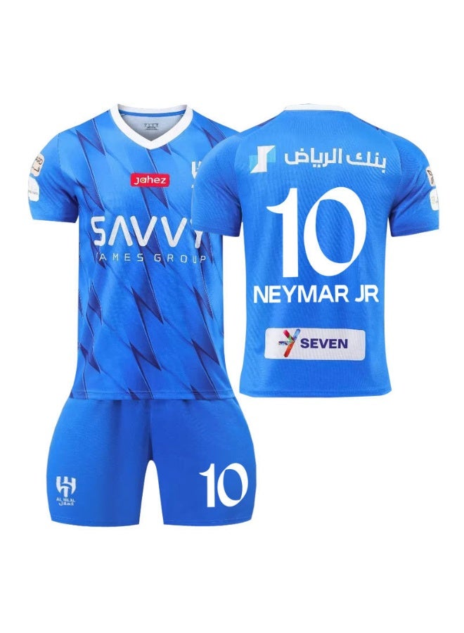 2023-2024 Saudi Pro League Al Hilal Home Neymar #10 Jersey Set