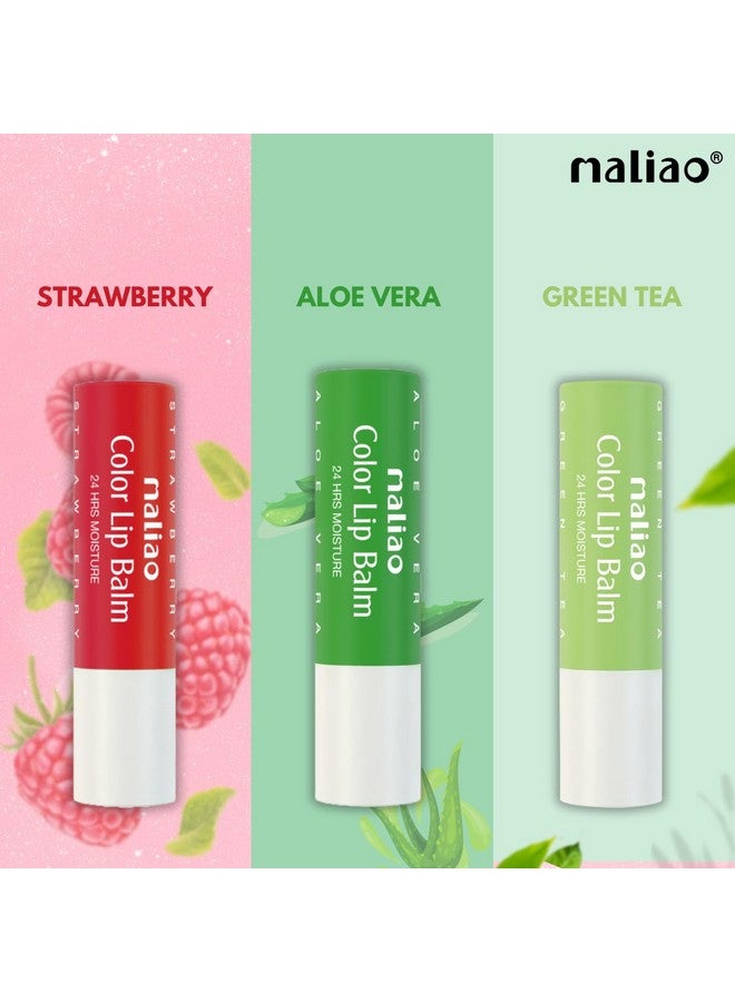 maliao Color Lip Balm - 24Hrs Of Moisture With A Burst Of Color (Green Tea) - Image 5