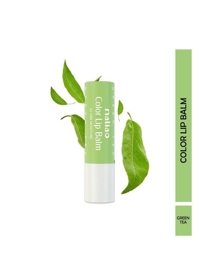 maliao Color Lip Balm - 24Hrs Of Moisture With A Burst Of Color (Green Tea) - Image 2