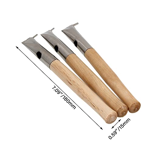 VOBRAMY Pottery Batik Printing Pen for Painting Drawing on Fabric Cloth Clay Tool Pack of 3 - Image 5