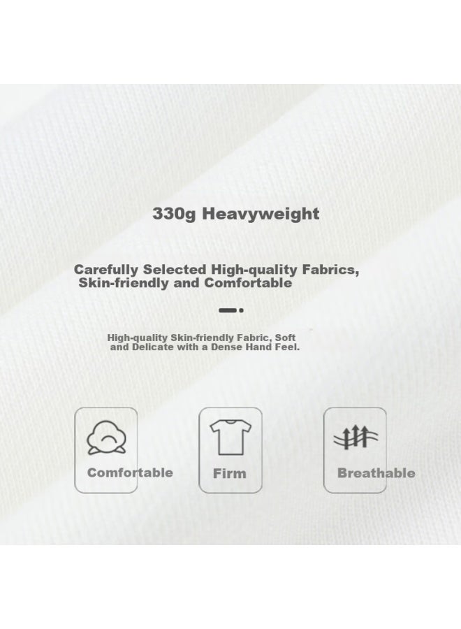 Hipanda Men's Sweatshirt, Trendy Design, Cool Style, Niche Brand, Heavyweight Autumn Collection, Round Neck With Letter Print, Light Bean Green, XL - Image 2