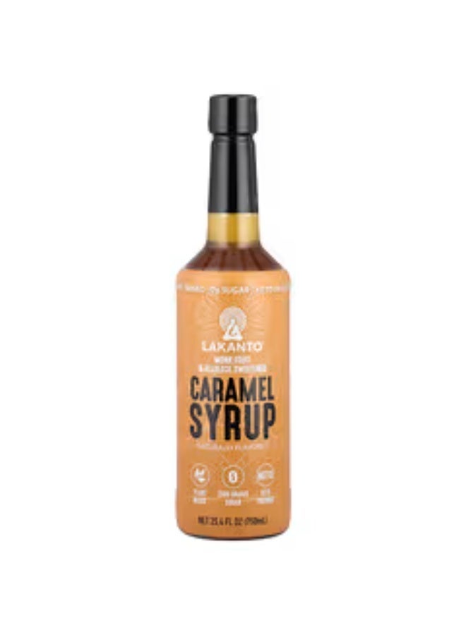 LAKANTO Caramel Syrup, 25.4 fl oz (750 ml) - Image 1