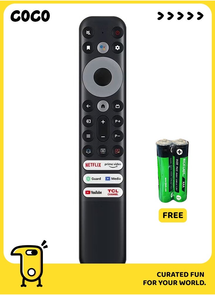Generic Newest Universal Remote Control Replacement for TCL Mini-LED QLED 4K UHD Smart TV 75R646 65R646 55R646 75S546 65S546 55S546 50S546 43S446 50S446 55S446 65S446 75S446 85S446 (No Voice Function)  - Image 1
