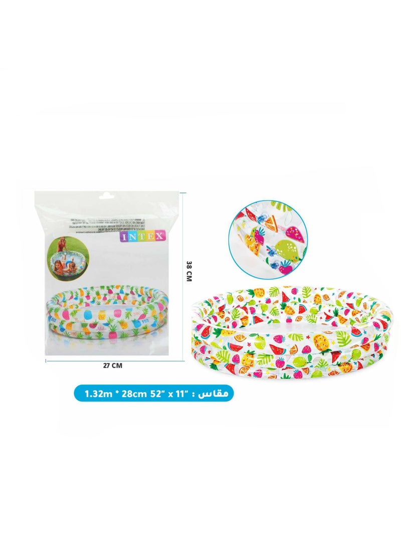 INTEX Fishbowl Pool 132x28Cm