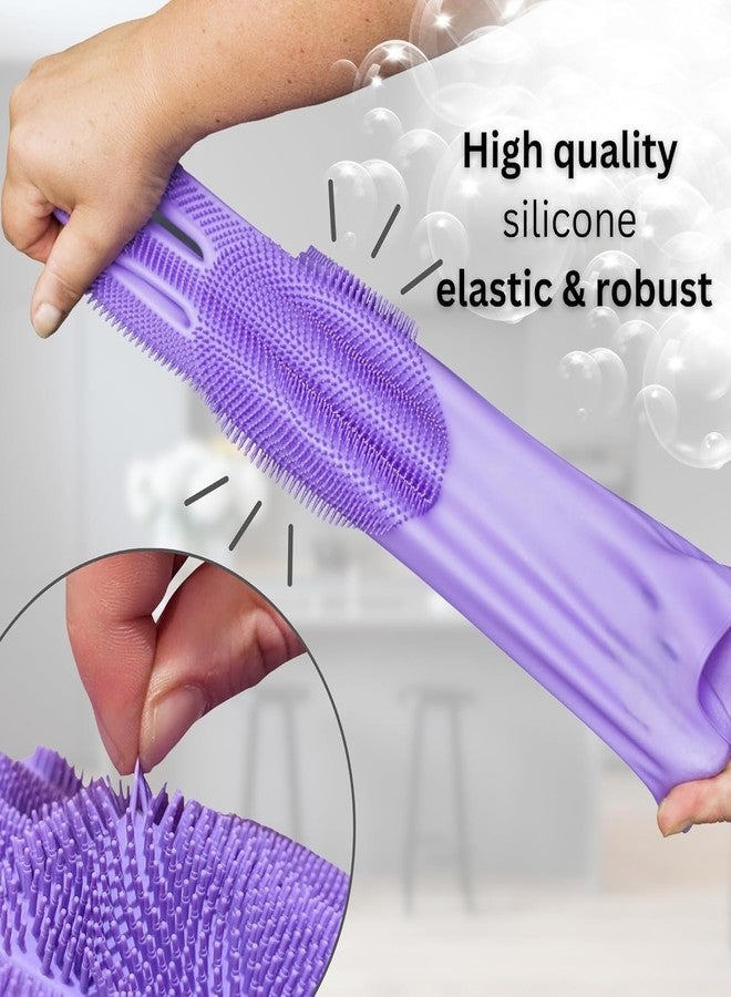 ZIGZAP Silicone Dog Cleaning Brush Gloves for Bathing | Pet Grooming Gloves | Dog Bathing Gloves Brush | Pet Hair Remover Glove - Image 4