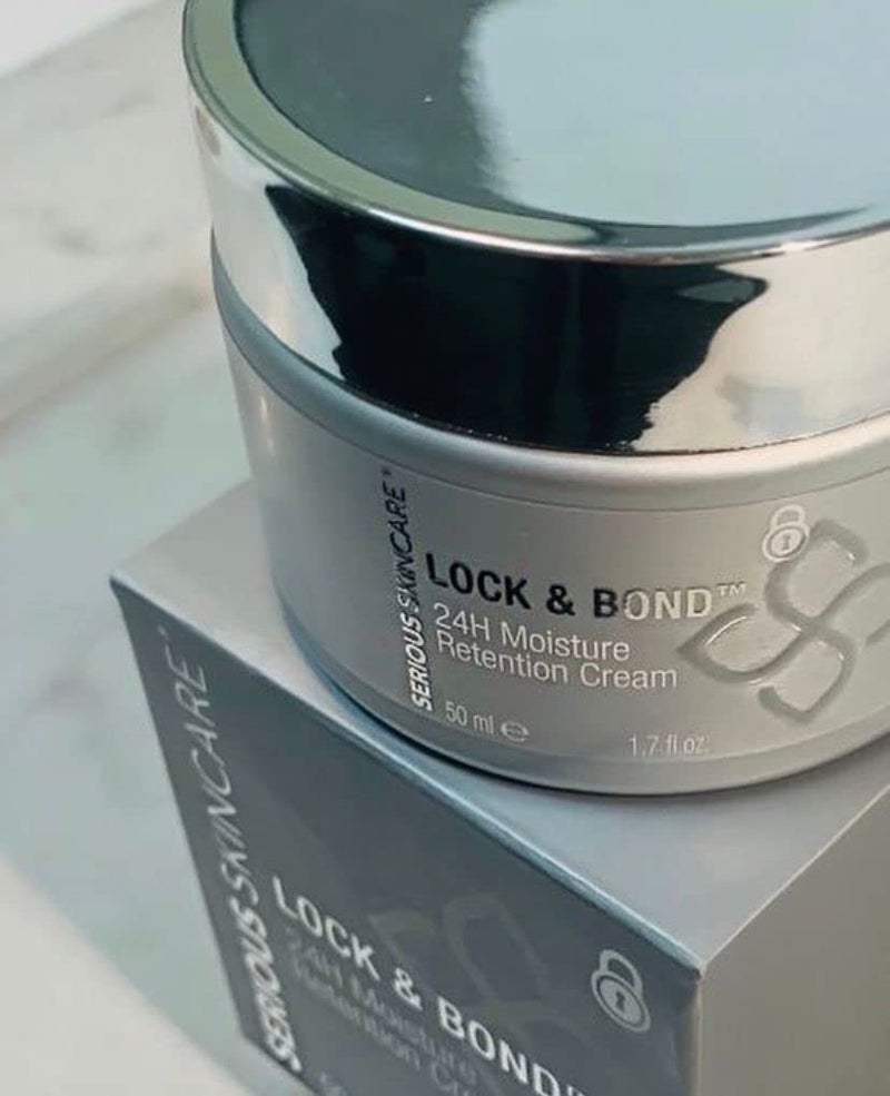 Serious Skincare Lock & Bond 24-Hour Moisture Retention Face Cream - Intense Hydration and Plumper Skin - Algae Extract - Shea Butter - For Normal to Dry Skin - Day and Night 1.7 oz (1Pack) - Image 4
