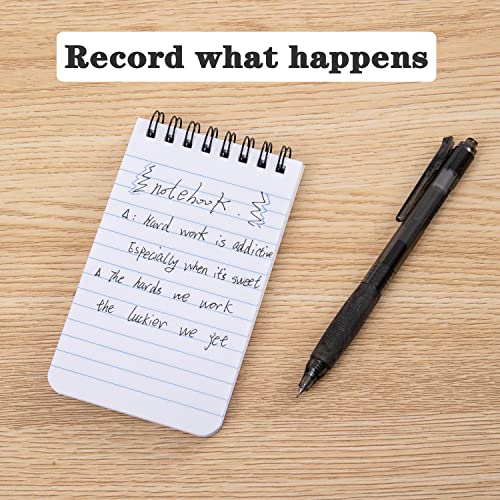 QiCheng Pocket Notebook Small Notepad Pocket Notepad Small Spiral Notebooks 3X5Inches (6-black) - Image 5
