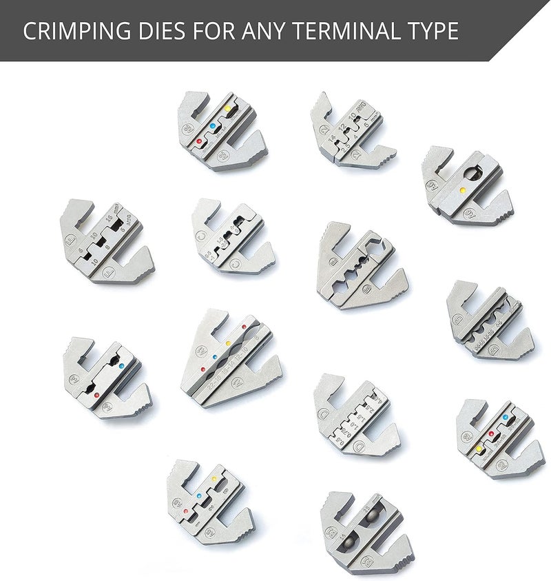 Wirefy Crimping Die for Solar Connectors 14-10 AWG | Precision Die Replacement for Ratcheting Crimping Tool | MC4 & PV-Cable Compatible - Image 2