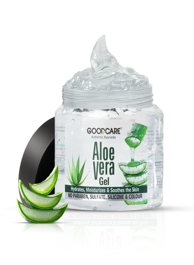 GOOD CARE GOODCARE Pure Aloe Vera Gel For Hair & Skin |Enriched With Vitamin E & C| Multipurpose Gel for Face, Skin & Hair| Hydrating & Soothing| Nourishment in 300gm - Image 1