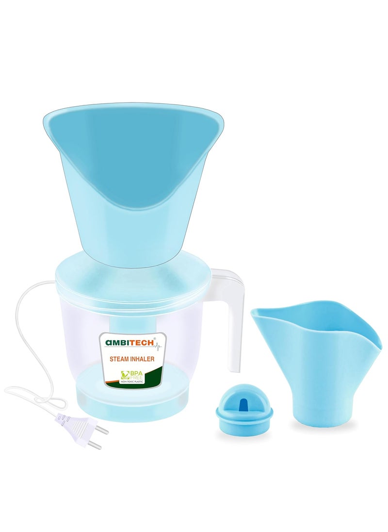 AMBITECH AmbiTech 3 in 1 Steamer with 1 Year Replacement Warranty Steam Inhaler Facial Vaporizer for Cold Cough  - Image 1
