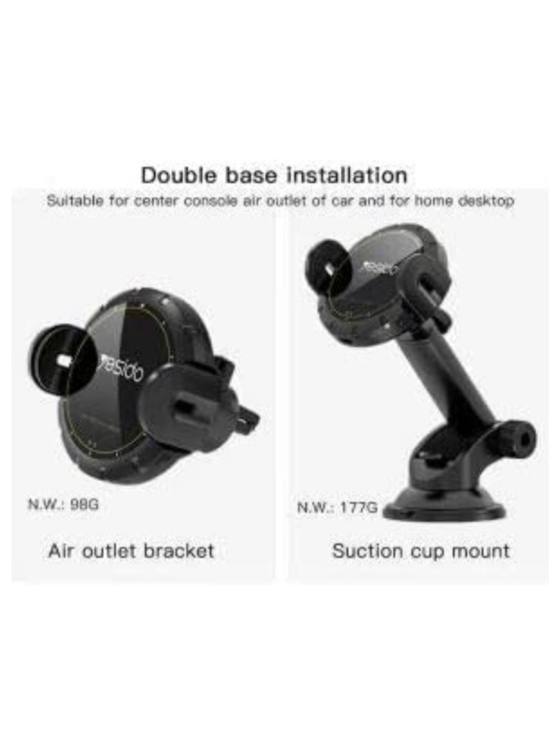 Yesido - Car Charger Holder For Smart phones - Image 1