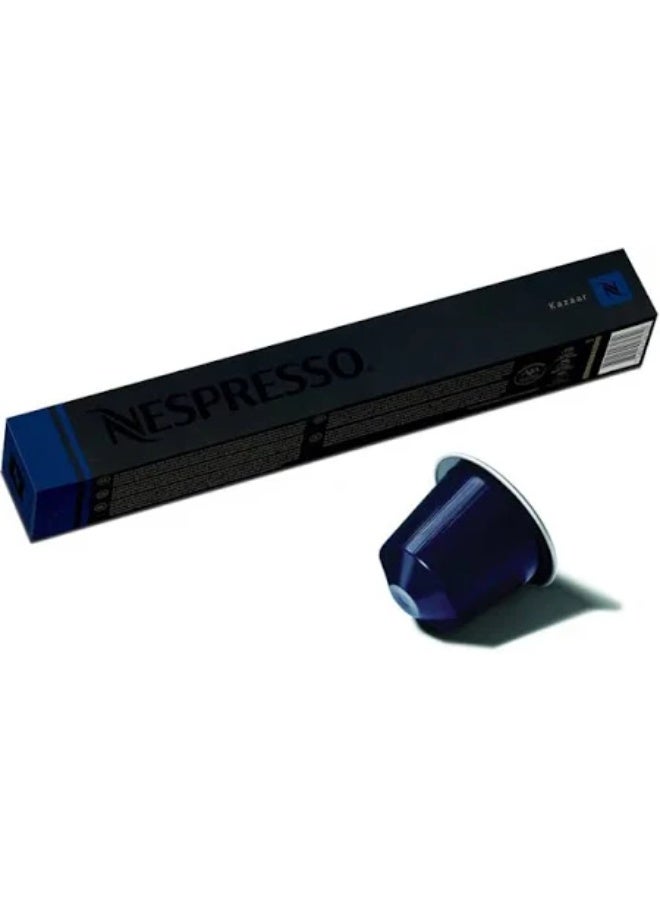 Nespresso Palermo Kazaar Espresso Coffee - 10 Capsules