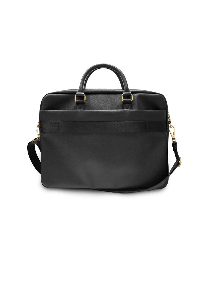 GUESS - Comp PU Saffiano Script Computer Bag 15" - Image 1