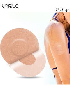 Unique Freestyle Adhesive Patch, 25 PCS Good for Libre– Enlite – Guardian –Pre-Cut Back Paper Waterproof Libre2/3 Sensor Covers（Tan）  - Image 1