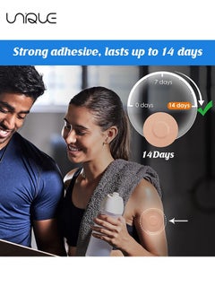 Unique Freestyle Adhesive Patch, 25 PCS Good for Libre– Enlite – Guardian –Pre-Cut Back Paper Waterproof Libre2/3 Sensor Covers（Tan）  - Image 5