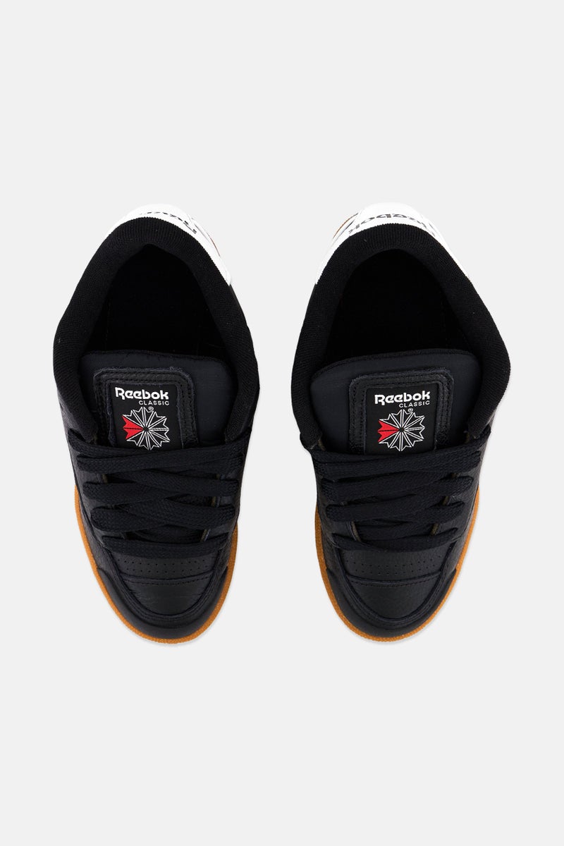 Reebok Kids Boy Club C Bulc Lace Up Tennis Shoes, Black  - Image 3