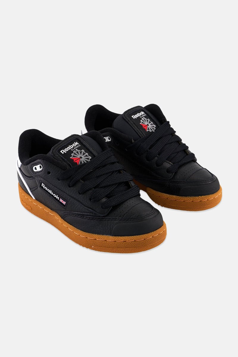 Reebok Kids Boy Club C Bulc Lace Up Tennis Shoes, Black  - Image 1