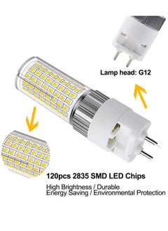 Y&D LED Corn Bulb 16W Cool White, 150W Halogen, Incandescent Equivalent, 6000K 1600 Lumen, Ceiling Light Floodlight for Home, Street, Garage, Warehouse, 2 Pack  - Image 2