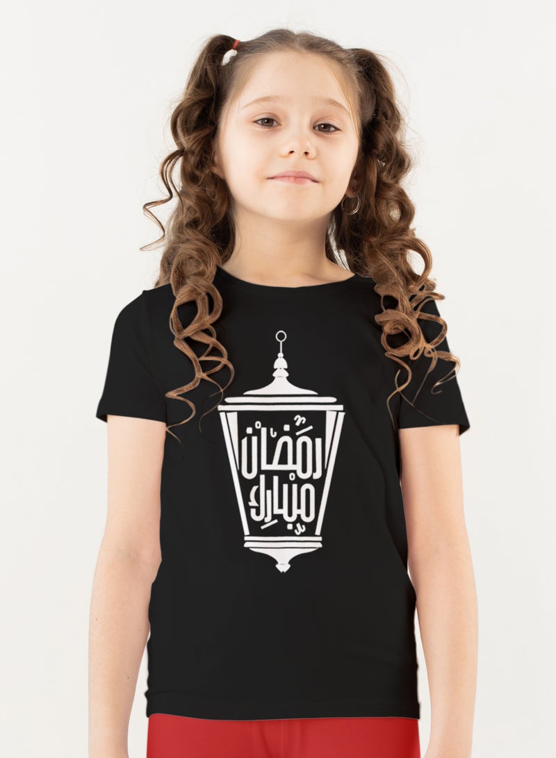 عالم الموضة تيشرت قطن بطباعة عالية الجودة بتصميم رمضان - Image 1