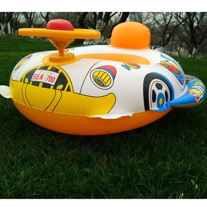 110 Car Horn Boat Baby Swimming Seat With Steering Wheel Horn Will Be Called Water Car Boat - Image 5