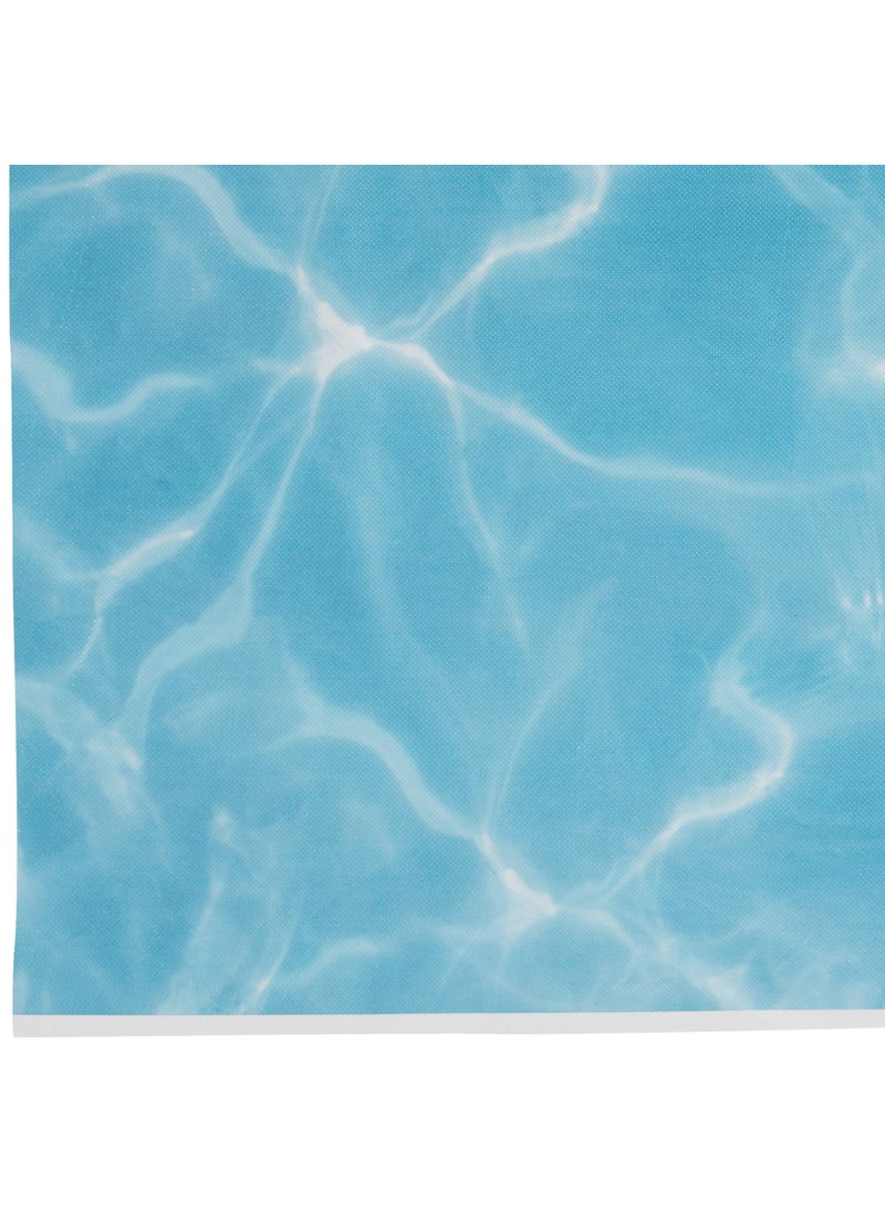 CREATIVE CONVERTING Creative Converting TABLECOVER PL 54" X 108" AOP Plain Water Print Plastic Tablecloth, 54 x 108, Multicolor  - Image 4