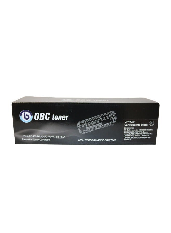 OBC Compatible Black Laser Toner Cartridge Replacement for HP CF400A 201A and Canon Cartridge 045 Prints up to 1,500 pages in high quality - Image 5