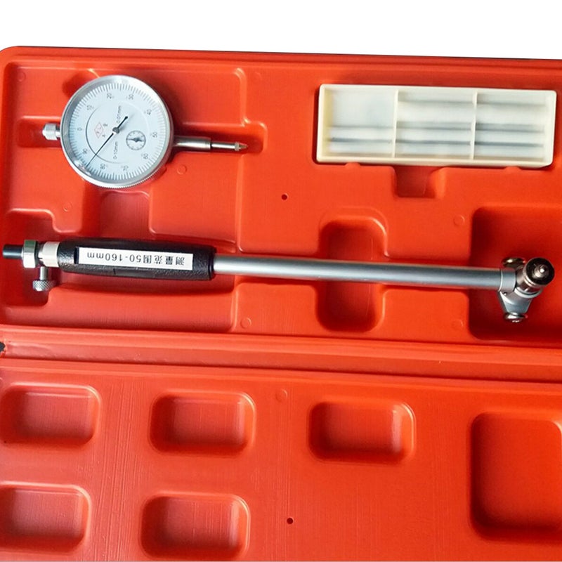 Dial Bore Gauge 50-160mm 0.01mm Hole Scale Indicator Precision Cylinder Engine Measurement Tool Tester - Image 2