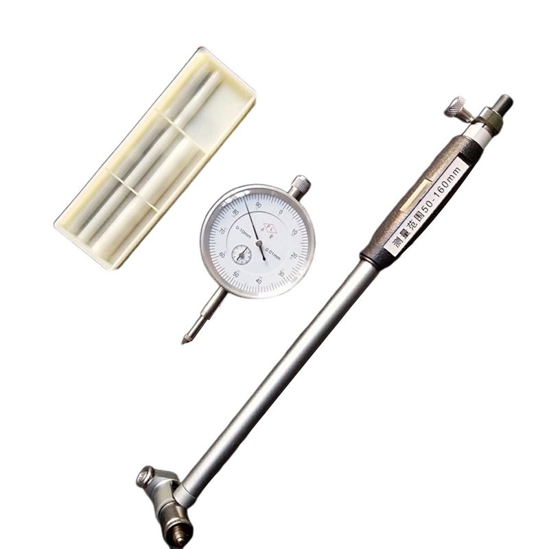 Dial Bore Gauge 50-160mm 0.01mm Hole Scale Indicator Precision Cylinder Engine Measurement Tool Tester - Image 1