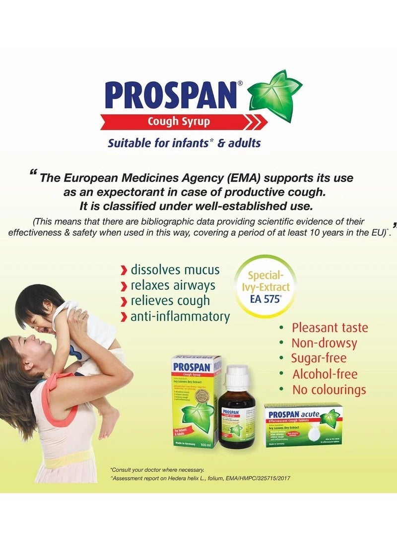 Cough Syrup 100 Ml Ivy Leaves Dry Extract
